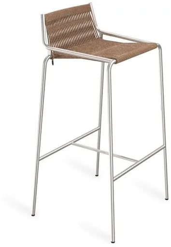 Thorup Copenhagen Noel Barstol H77 Stål/Brun Uld