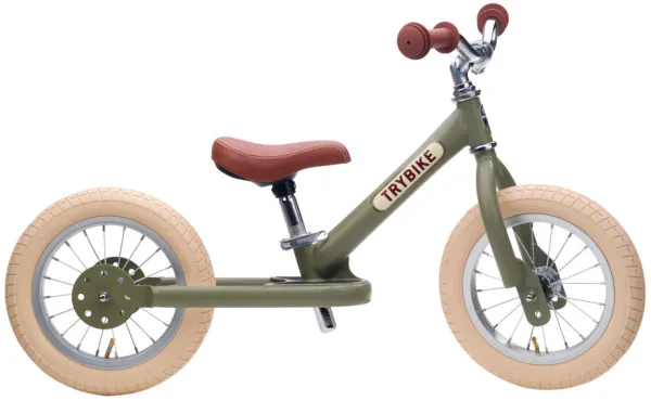 Løbecykel, 2-hjulet, Vintage grøn
