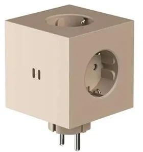 Avolt Square 2 Stikdåse Beige